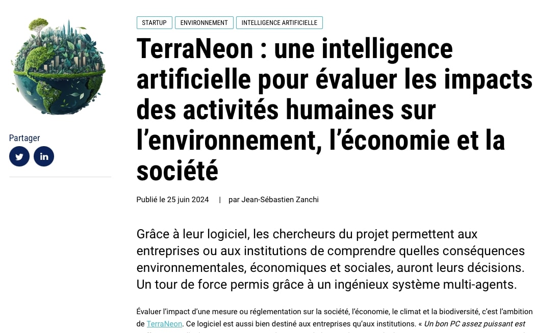 Découvrez le projet TerraNeon de l’équipe SMA