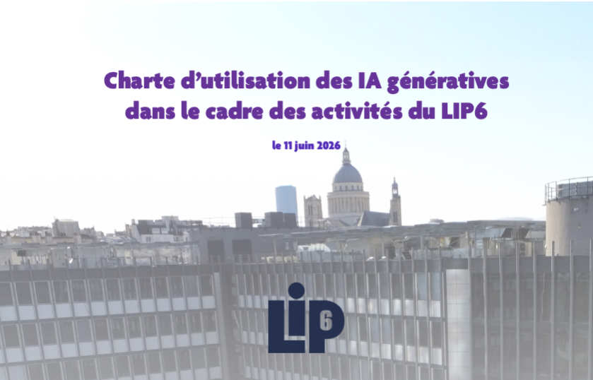 Le LIP6 publie sa charte relative aux IAG