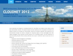 http://www-phare.lip6.fr/cloudnet12 http://www-phare.lip6.fr/cloudnet12