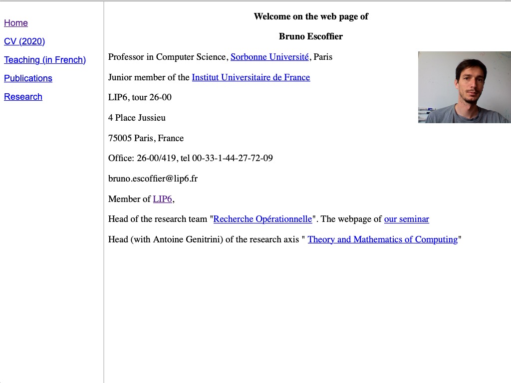 https://perso.lip6.fr/Bruno.Escoffier
