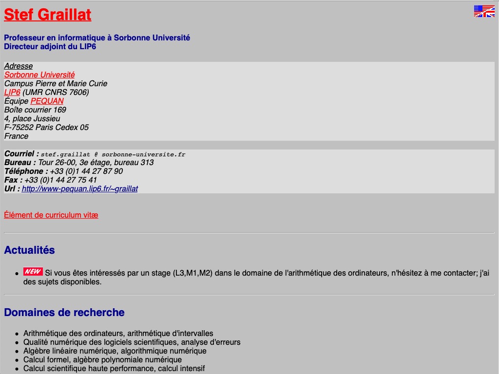 https://perso.lip6.fr/Stef.Graillat