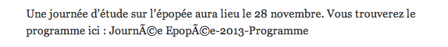 Epopée