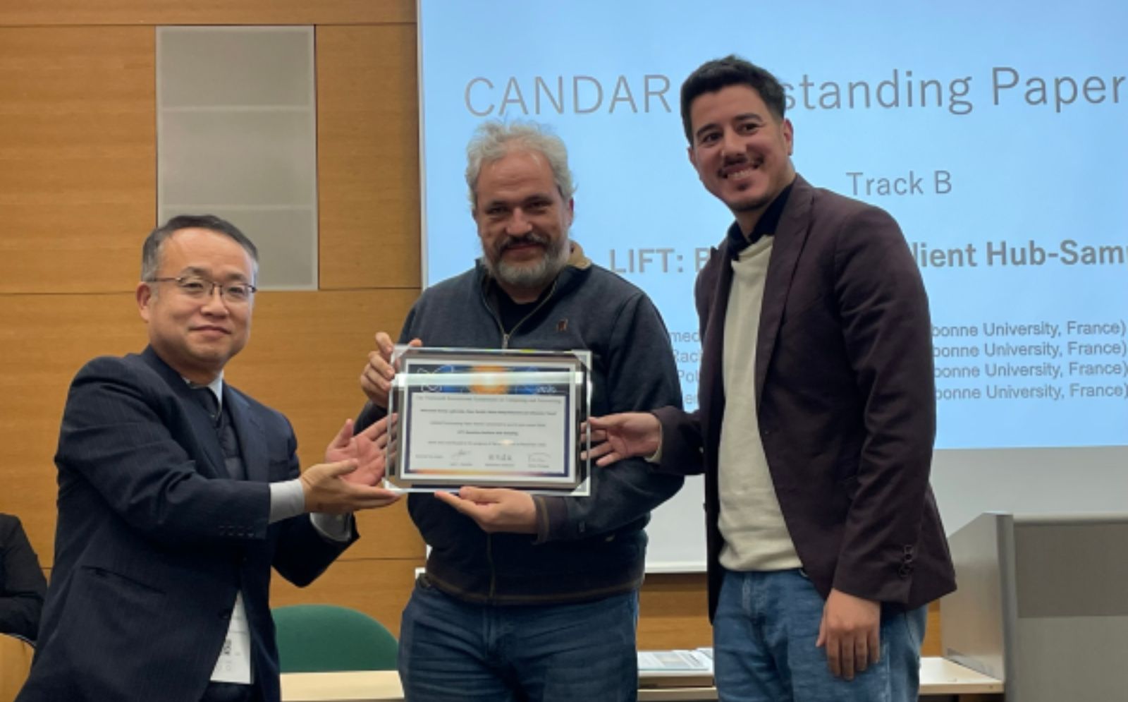 Outstanding Paper Award reçu à CANDAR 2025
