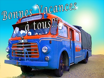 Bonnes vacances à tous !