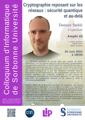 Damien&nbsp;Stehlé