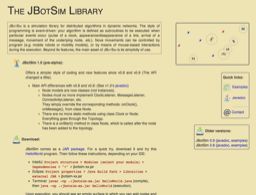 http://jbotsim.sourceforge.net/